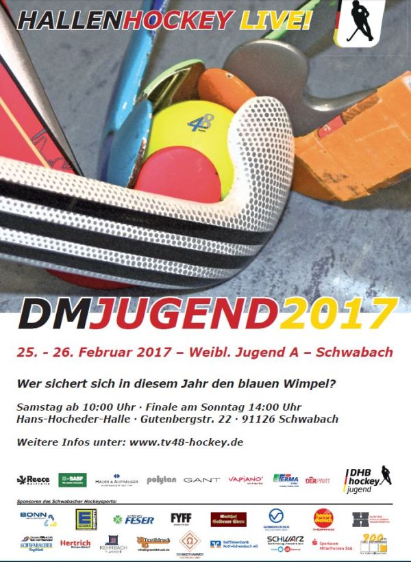 HallenHockey DM 2017 WJA Schwabach